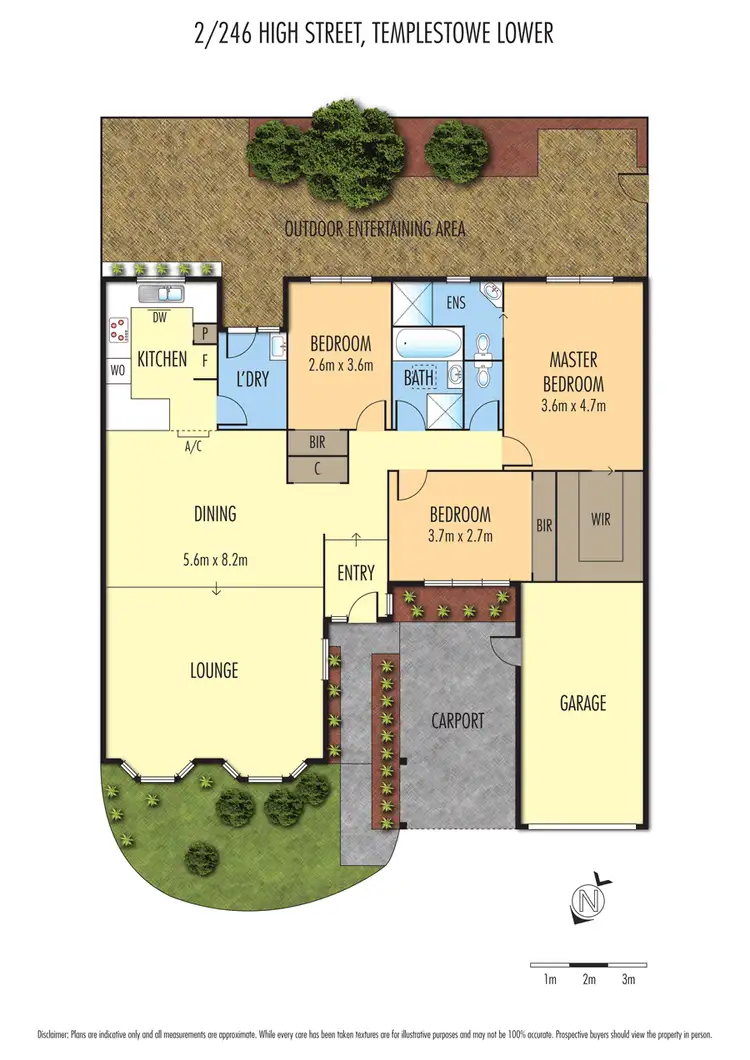 Floorplan of Homely unit listing, 2/246 High Street, Templestowe Lower VIC 3107