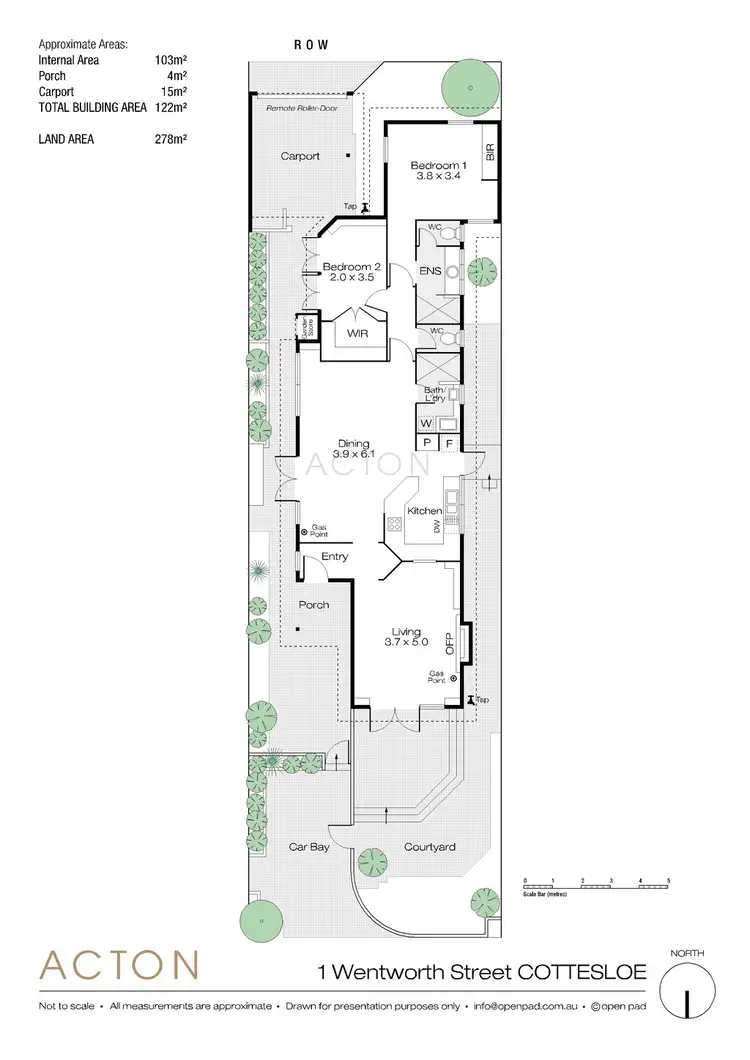 Floorplan of Homely house listing, 1 Wentworth Street, Cottesloe WA 6011