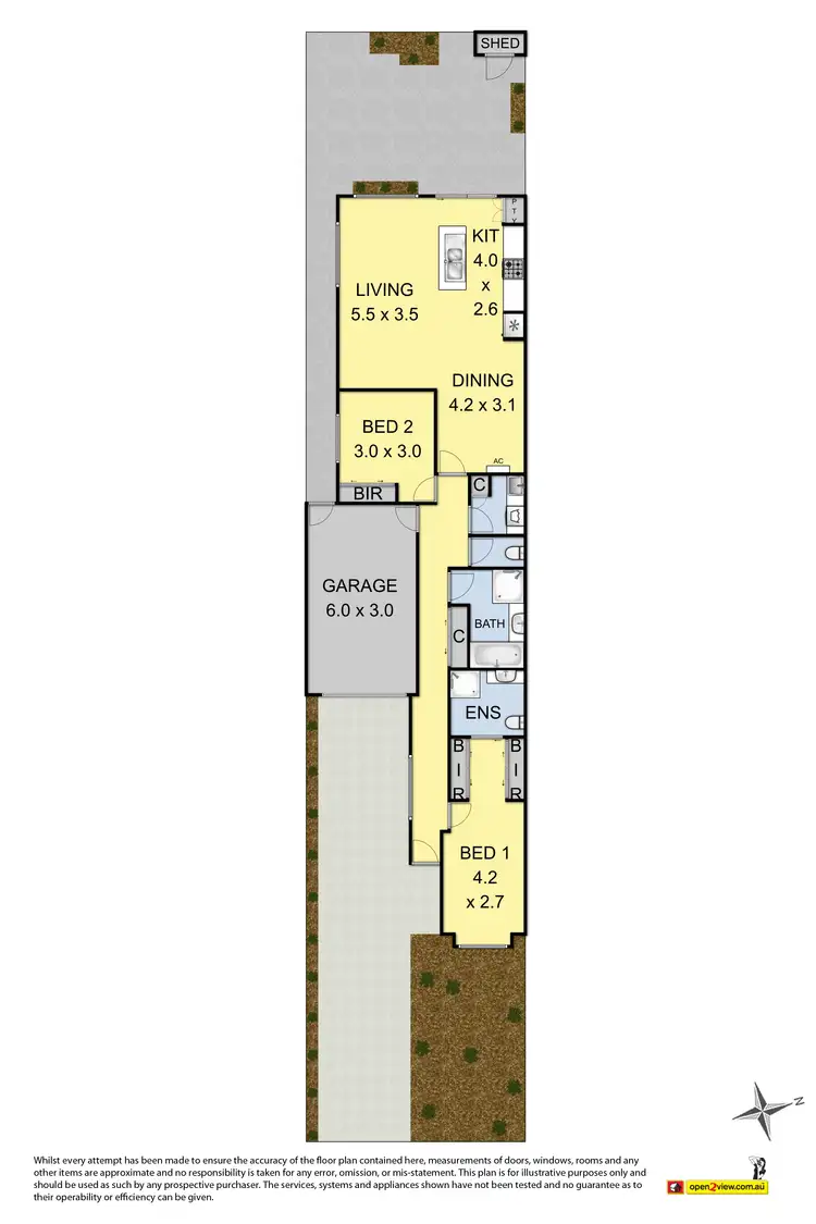 Floorplan of Homely townhouse listing, 157 Grieve Parade, Altona VIC 3018