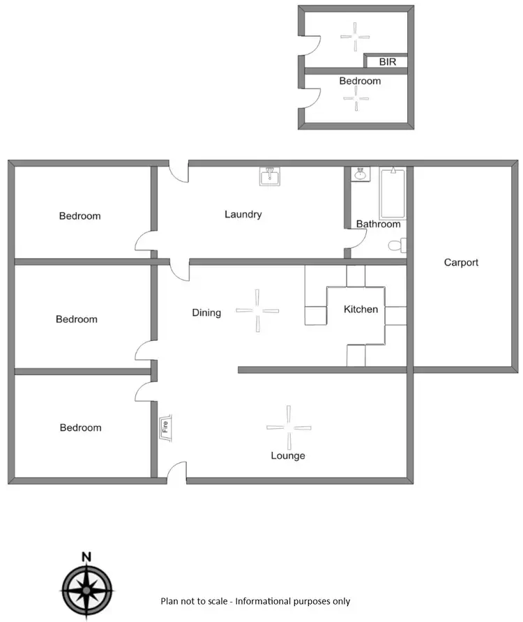 Floorplan of Homely house listing, 58 Garden Street, Wolseley SA 5269