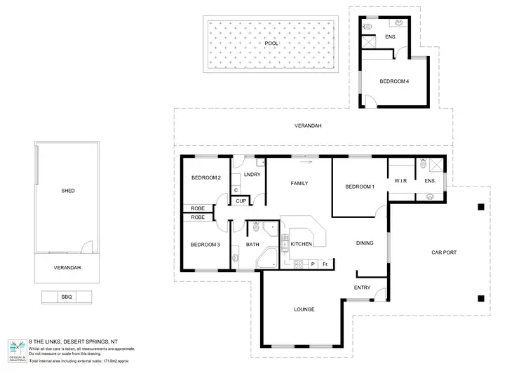 Floorplan of Homely house listing, 8 THE LINKS, Desert Springs NT 870