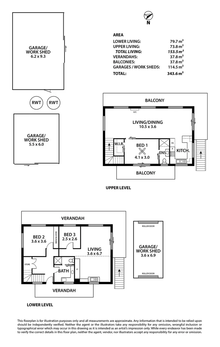 Floorplan of Homely house listing, 12 Bayview Road, Clayton Bay SA 5256