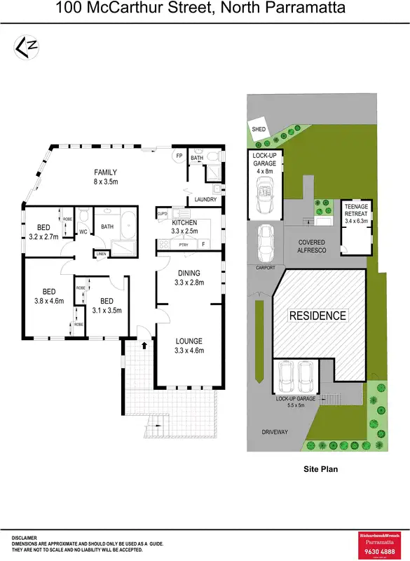 Floorplan of Homely house listing, 100 Macarthur Street, North Parramatta NSW 2151