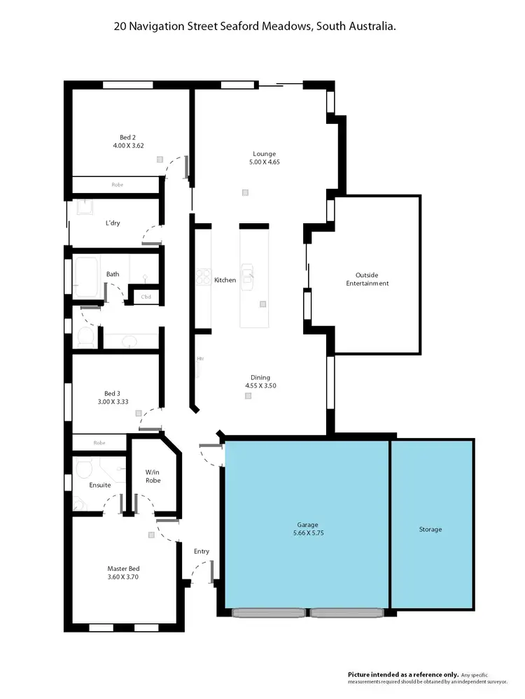 Floorplan of Homely house listing, 20 Navigation Street, Seaford Meadows SA 5169