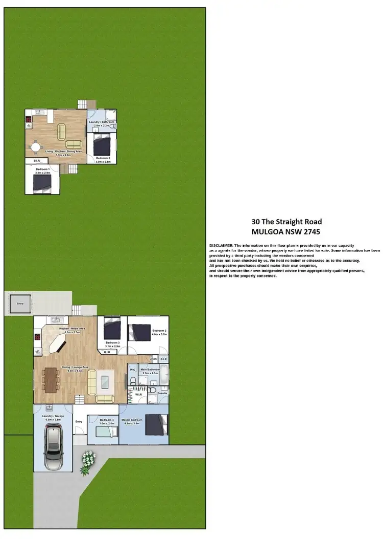 Floorplan of Homely house listing, 30 The Straight Road, Mulgoa NSW 2745