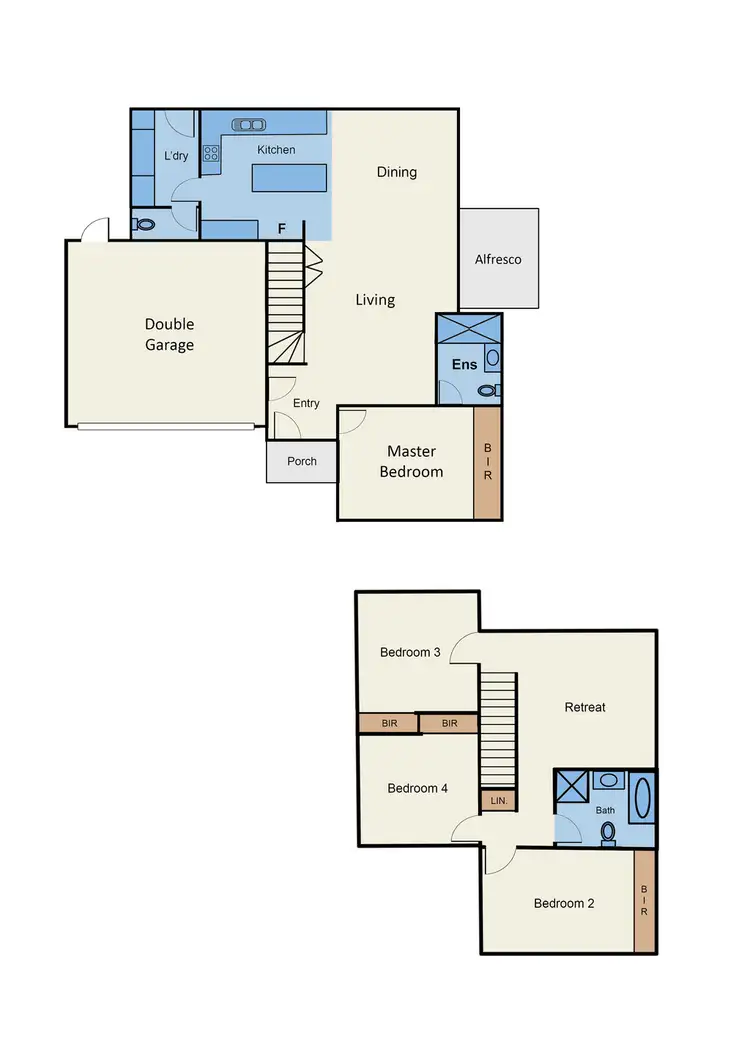 Floorplan of Homely townhouse listing, 2/4-6 Finch Street, Notting Hill VIC 3168