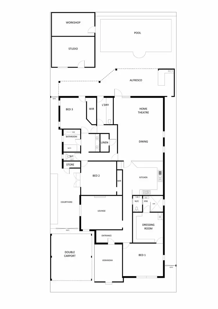 Floorplan of Homely house listing, 105 Fifth Avenue, Mount Lawley WA 6050
