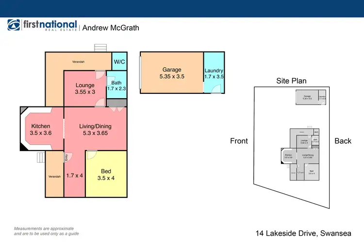 Floorplan of Homely house listing, 14 Lakeside Drive, Swansea NSW 2281