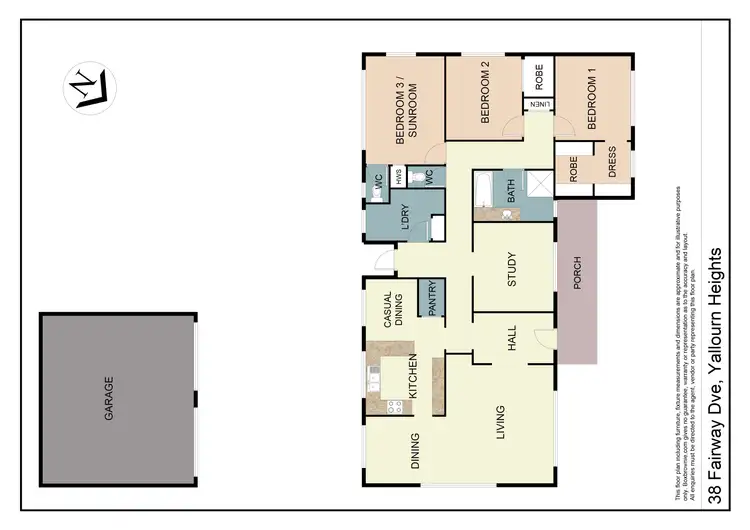 Floorplan of Homely house listing, 38 Fairway Drive, Yallourn VIC 3825