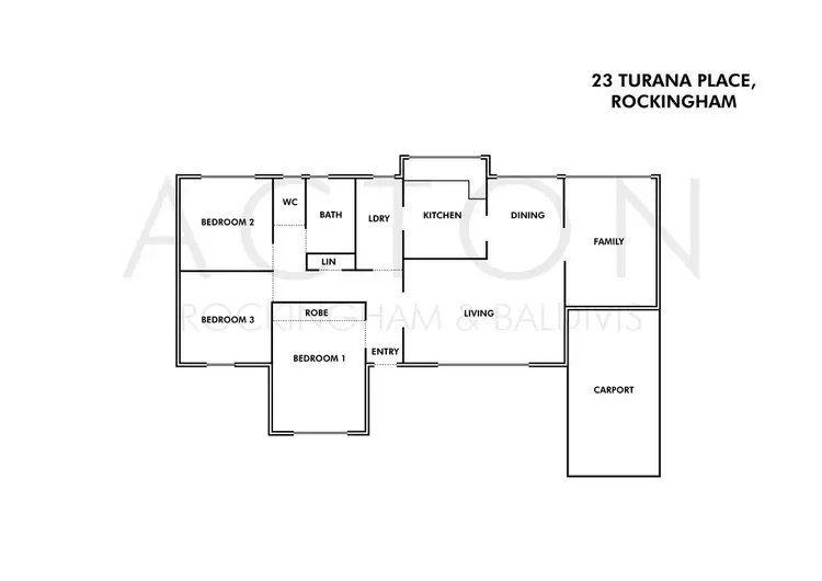 Floorplan of Homely house listing, 23 Turana Place, Rockingham WA 6168