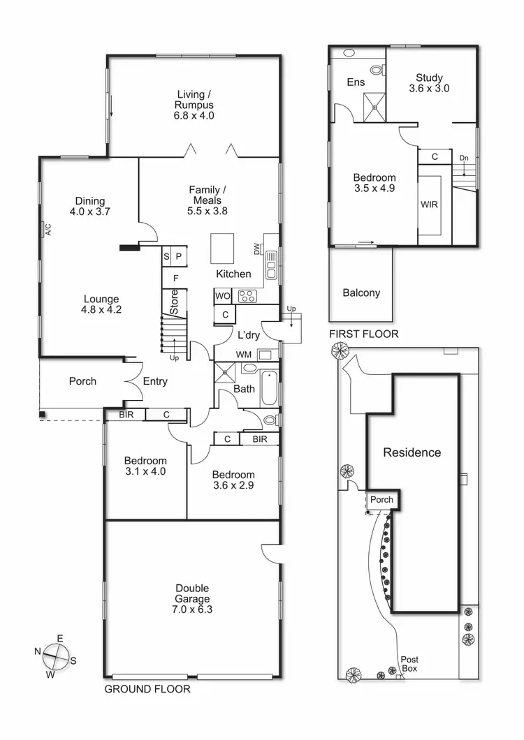 Floorplan of Homely house listing, 852 Nepean Highway, Mornington VIC 3931