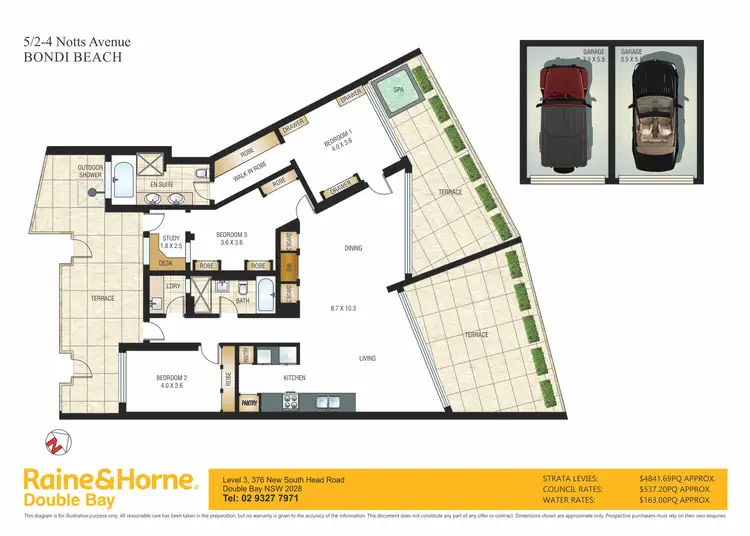 Floorplan of Homely apartment listing, 4&5/2-4 Notts Avenue, Bondi Beach NSW 2026