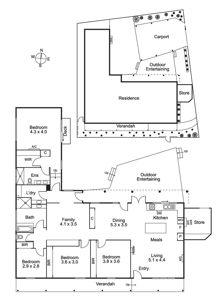 Floorplan of Homely house listing, 15 Darcy Street, Mornington VIC 3931
