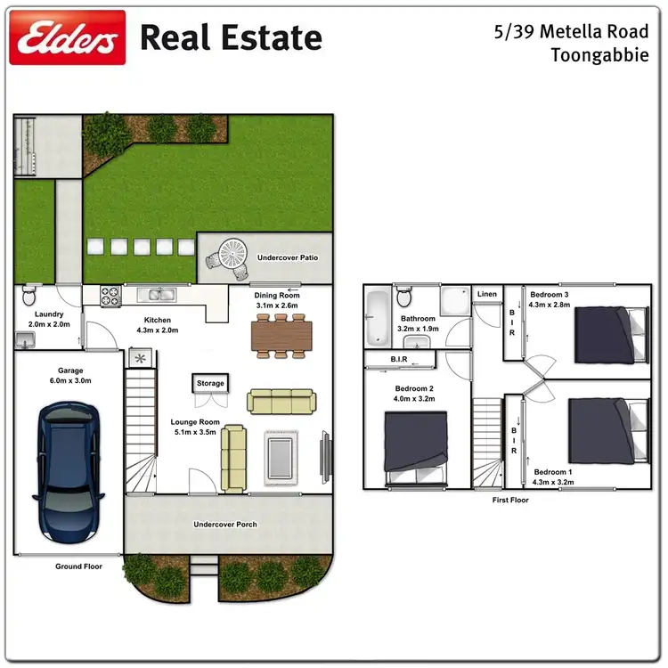 Floorplan of Homely townhouse listing, 5/39 Metella Road, Toongabbie NSW 2146