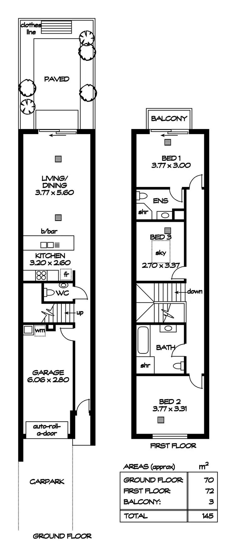Floorplan of Homely townhouse listing, Unit 11 / 1-3 Mary Street, Mawson Lakes SA 5095