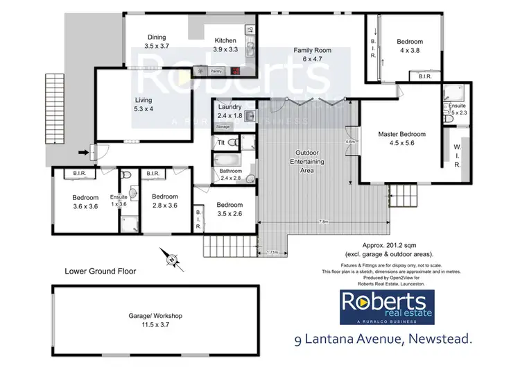 Floorplan of Homely house listing, 9 Lantana Avenue, Newstead TAS 7250