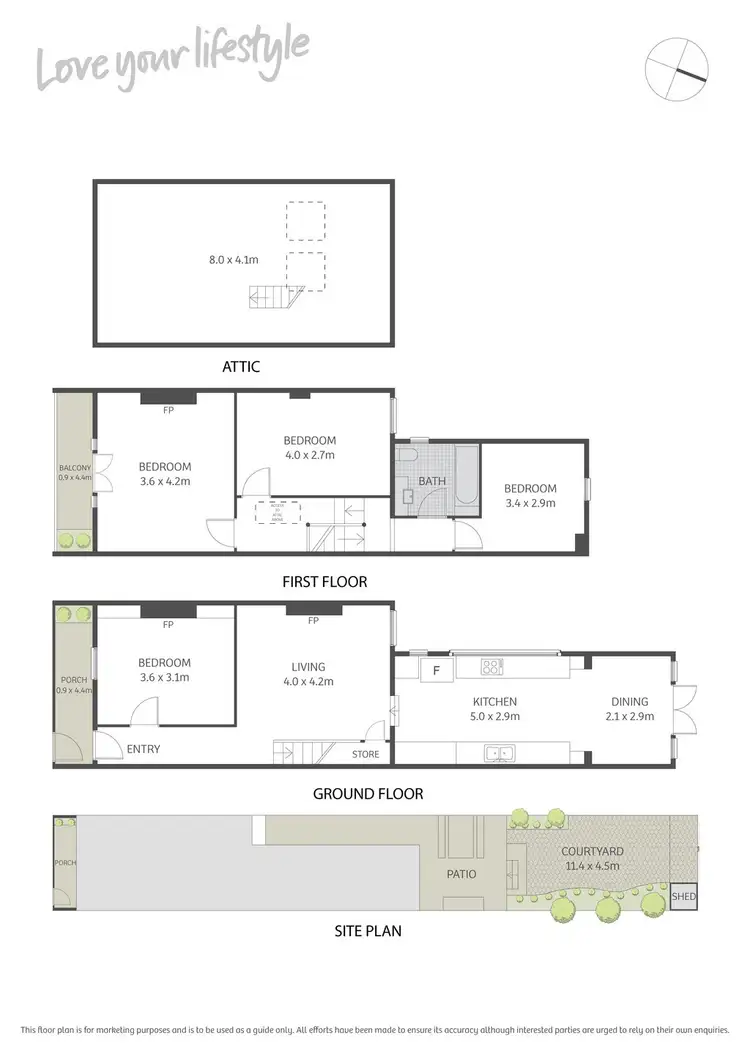 Floorplan of Homely house listing, 20 Calder Road, Darlington NSW 2008