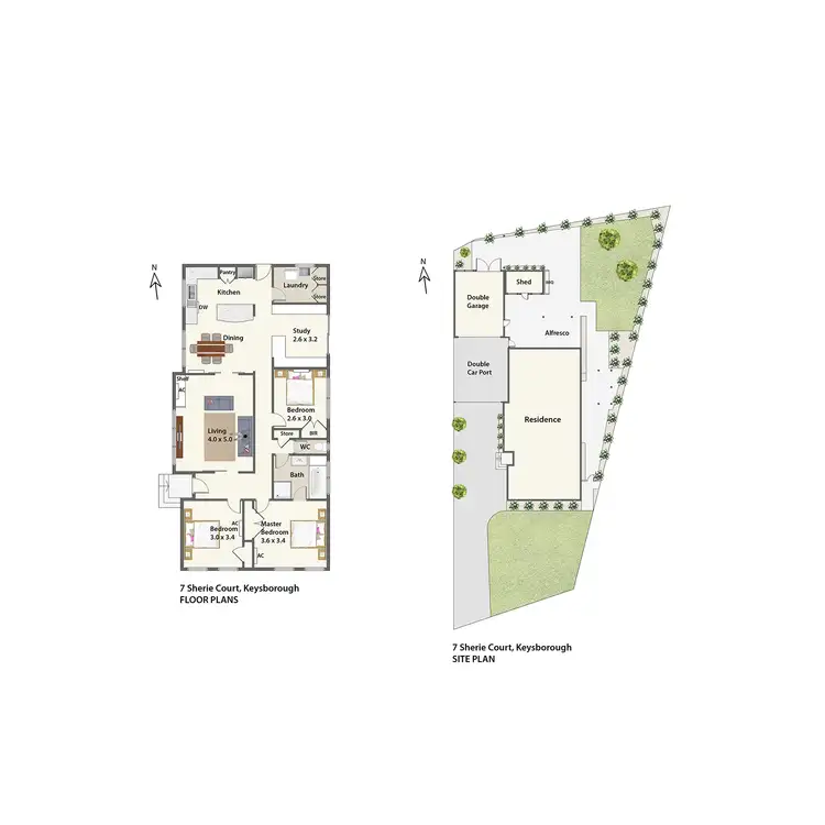 Floorplan of Homely house listing, 7 Sherie Court, Keysborough VIC 3173
