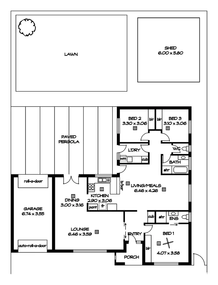 Floorplan of Homely house listing, 131 George Street, Paradise SA 5075