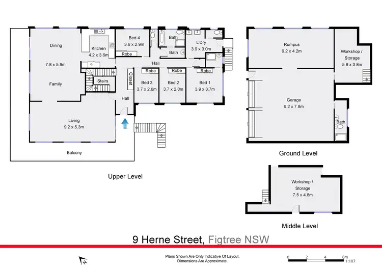 Floorplan of Homely house listing, 9 Herne Street, Figtree NSW 2525