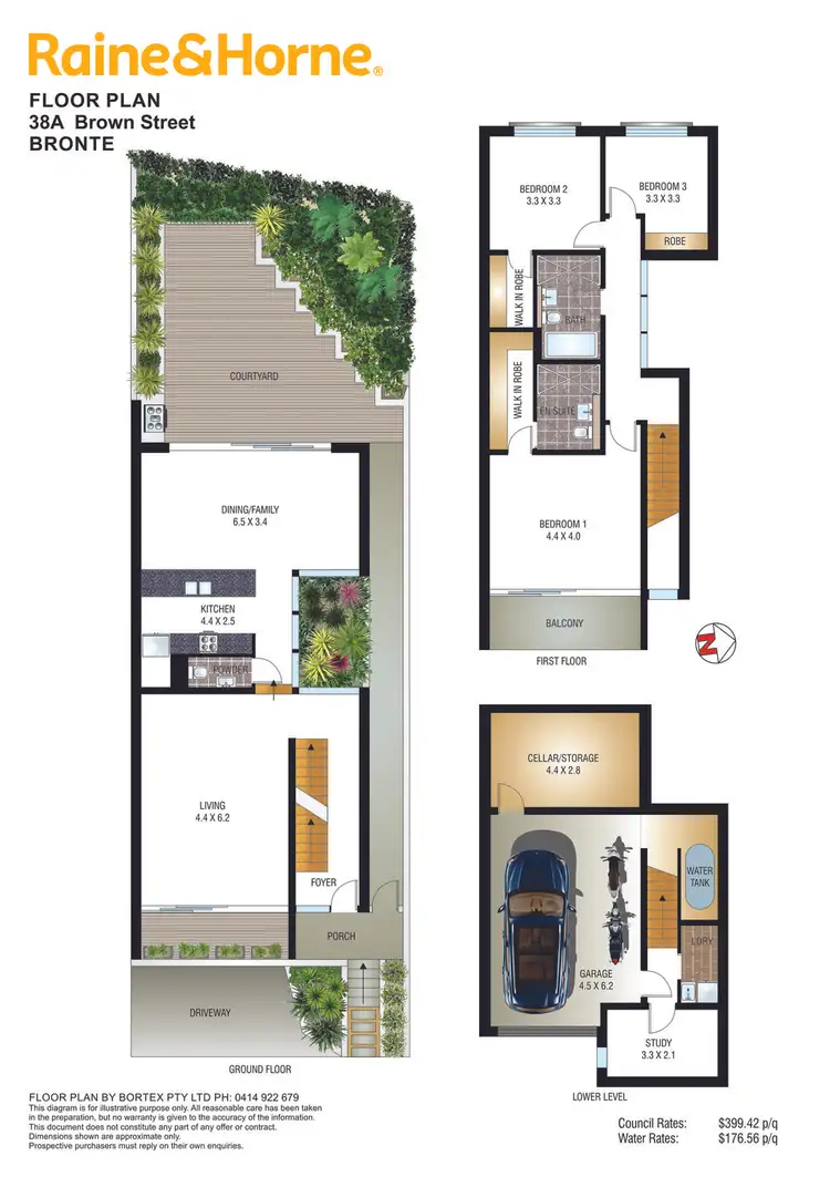 Floorplan of Homely house listing, 38A Brown Street, Bronte NSW 2024