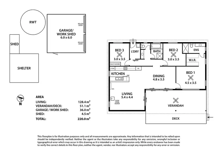 Floorplan of Homely house listing, 1 Etona Court, Milang SA 5256