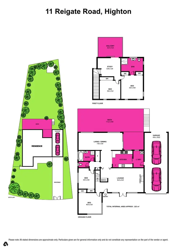 Floorplan of Homely house listing, 11 Reigate Road, Highton VIC 3216