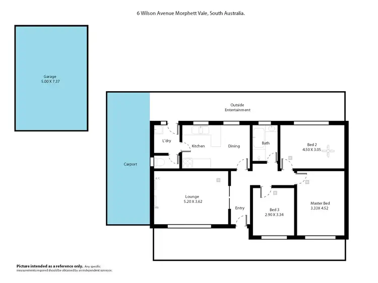 Floorplan of Homely house listing, 6 Wilson Avenue, Morphett Vale SA 5162