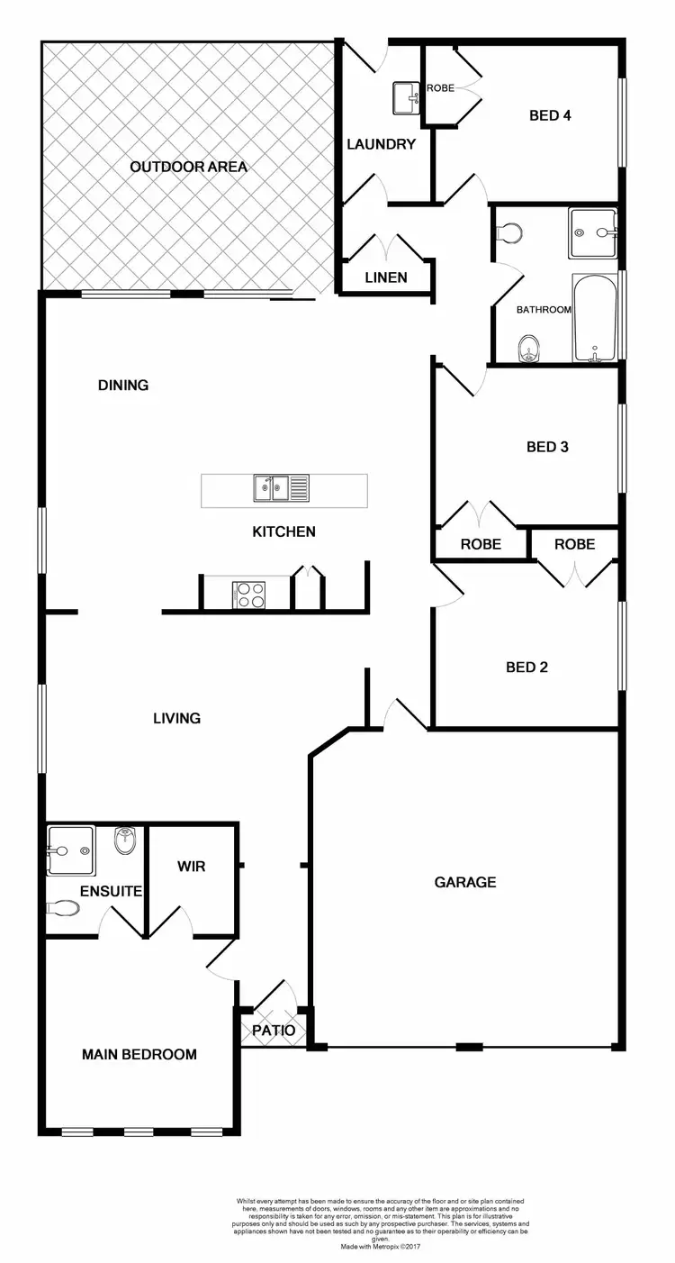 Floorplan of Homely house listing, 24 Ruby Road, Rutherford NSW 2320