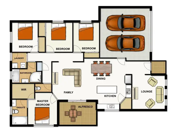 Floorplan of Homely house listing, 16 Dily Street, Hillcrest QLD 4118