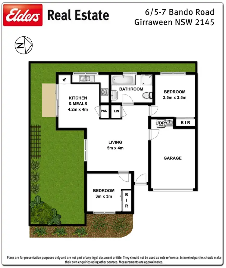 Floorplan of Homely villa listing, 6/5-7 Bando Road, Girraween NSW 2145