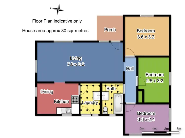 Floorplan of Homely house listing, 1 Elonera Place, Orange NSW 2800