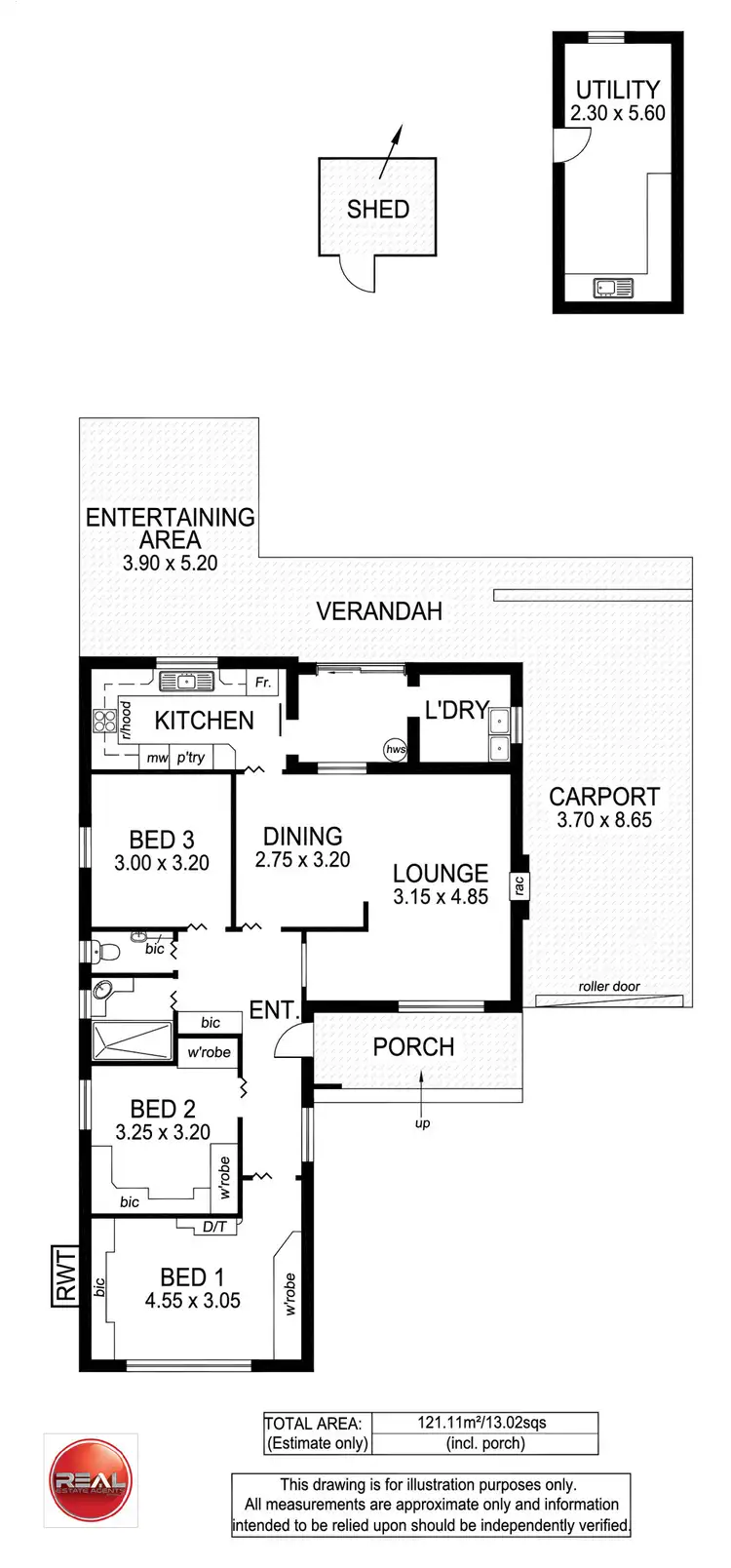 Floorplan of Homely house listing, 26 Nilpena Avenue, Park Holme SA 5043
