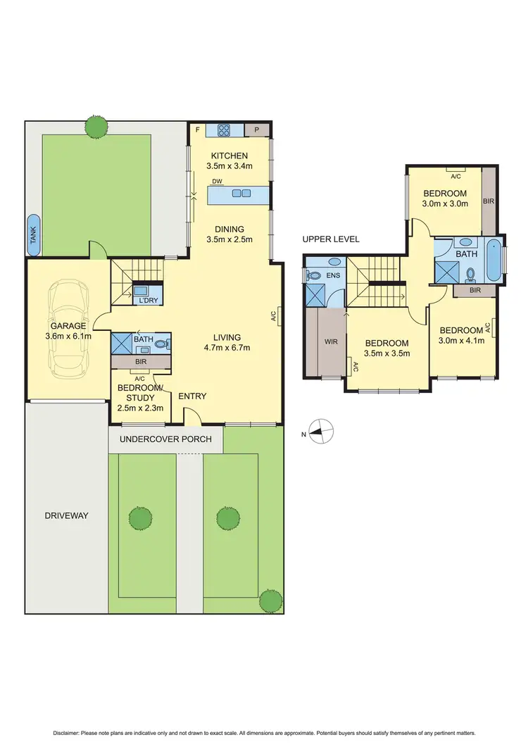 Floorplan of Homely townhouse listing, 1/10 Huxtable Avenue, Altona North VIC 3025
