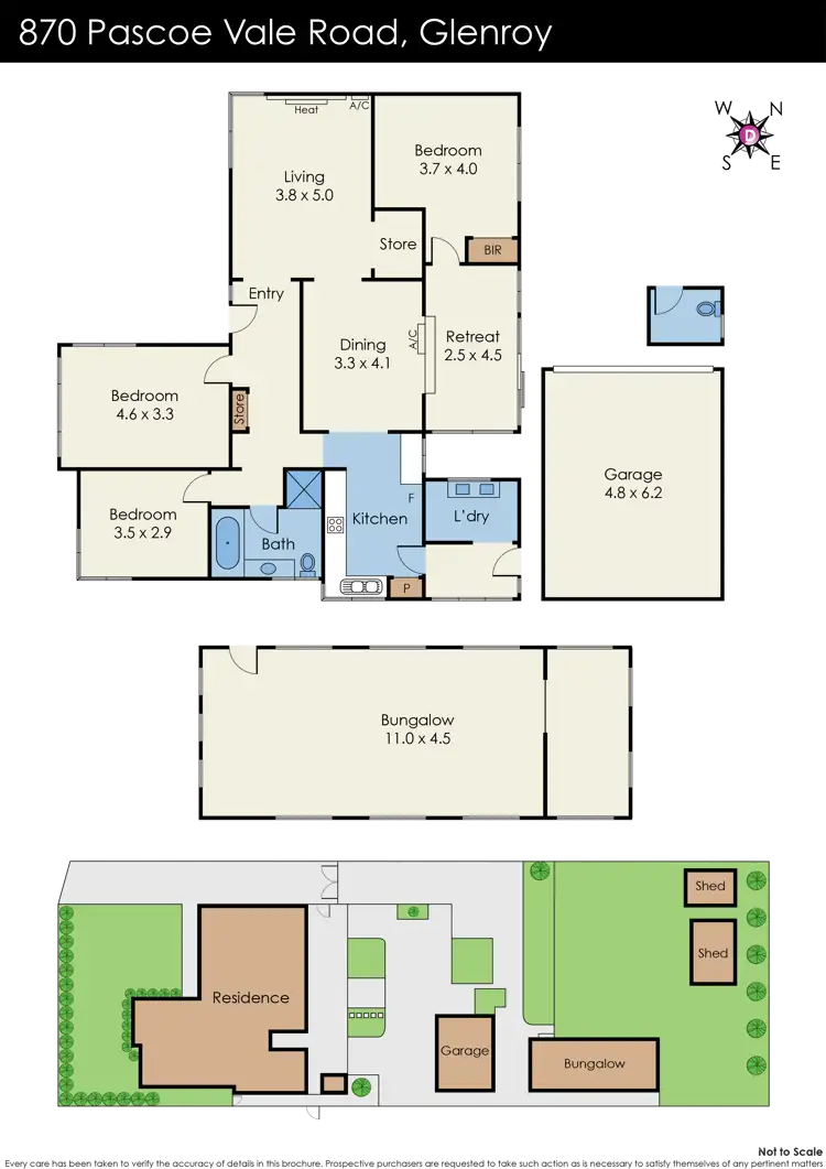 Floorplan of Homely house listing, 870 Pascoe Vale Road, Glenroy VIC 3046