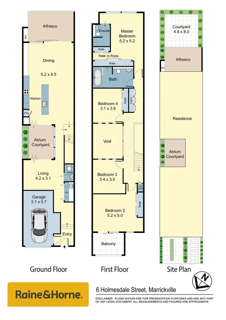 Floorplan of Homely house listing, 6a Holmesdale Street, Marrickville NSW 2204