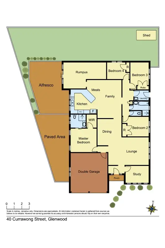 Floorplan of Homely house listing, 40 Currawong Street, Glenwood NSW 2768