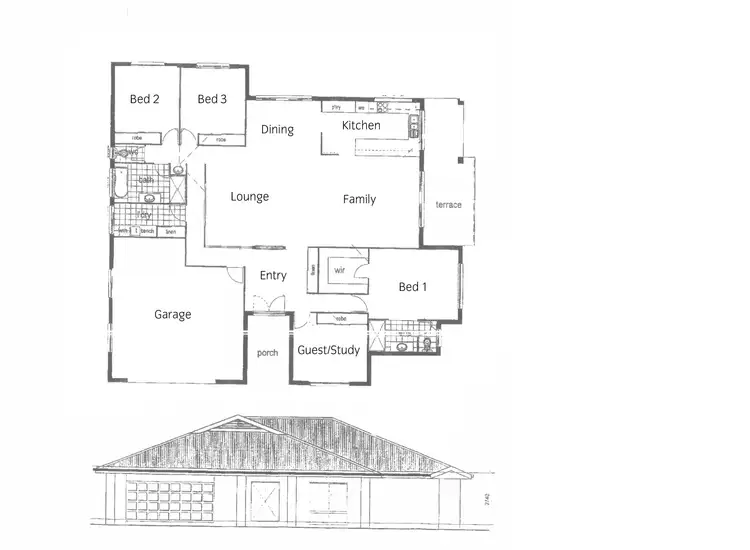 Floorplan of Homely house listing, 4 Jasmine Place, Banora Point NSW 2486