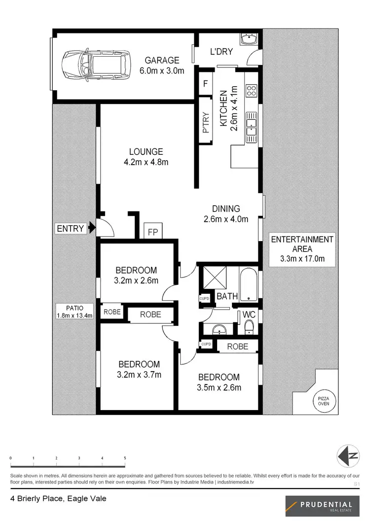 Floorplan of Homely house listing, 4 Brierley Place, Eagle Vale NSW 2558