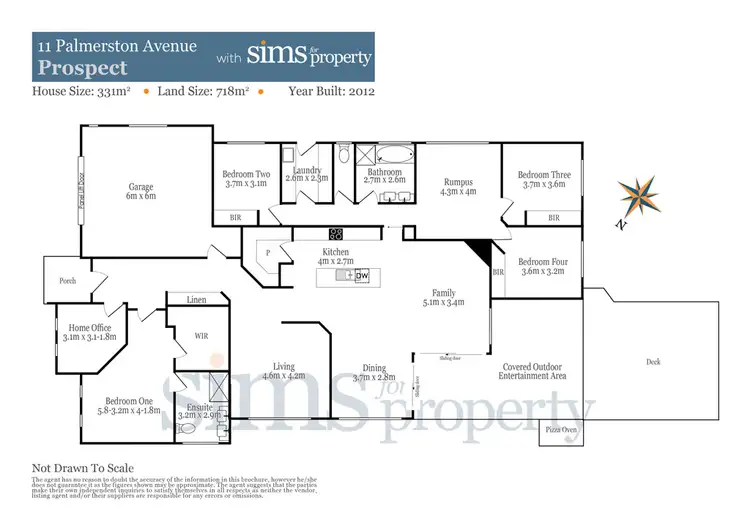 Floorplan of Homely house listing, 11 Palmerston Avenue, Prospect TAS 7250