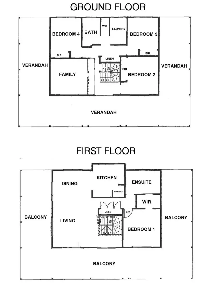 Floorplan of Homely house listing, 14 Periwinkle Place, Peppermint Grove Beach WA 6271