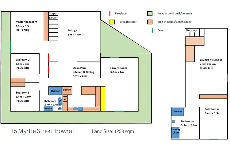 Floorplan of Homely house listing, 15 Myrtle Street, Bowral NSW 2576