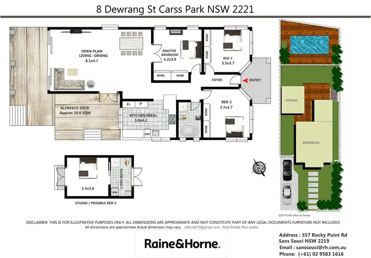 Floorplan of Homely house listing, 8 Dewrang Street, Carss Park NSW 2221
