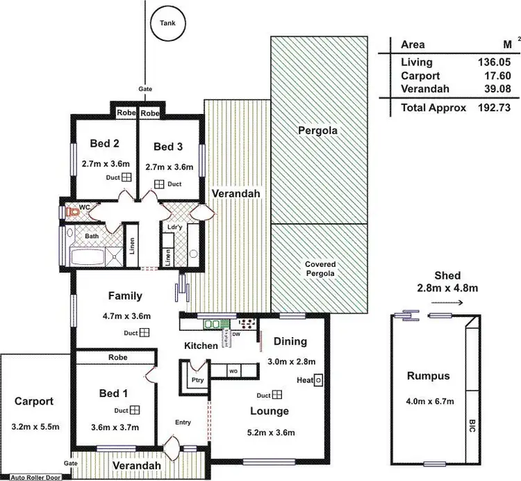 Floorplan of Homely house listing, 30 Ina Close, Craigmore SA 5114