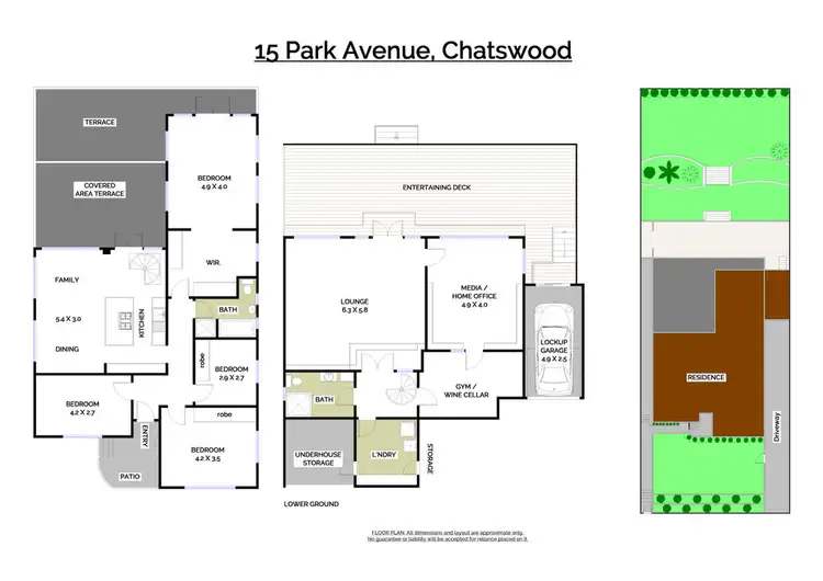 Floorplan of Homely house listing, 15 Park Avenue, Chatswood NSW 2067