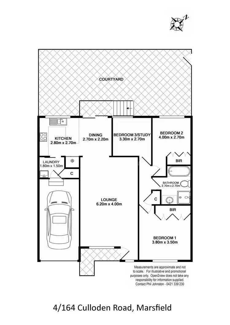 Floorplan of Homely apartment listing, 4/164 Culloden Road, Marsfield NSW 2122