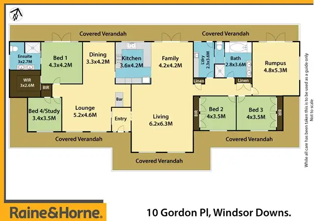 Floorplan of Homely house listing, 10 Gordon Place, Windsor Downs NSW 2756