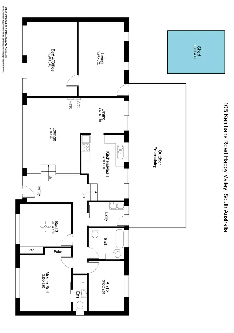 Floorplan of Homely house listing, 10b Kenihans Road, Reynella East SA 5161