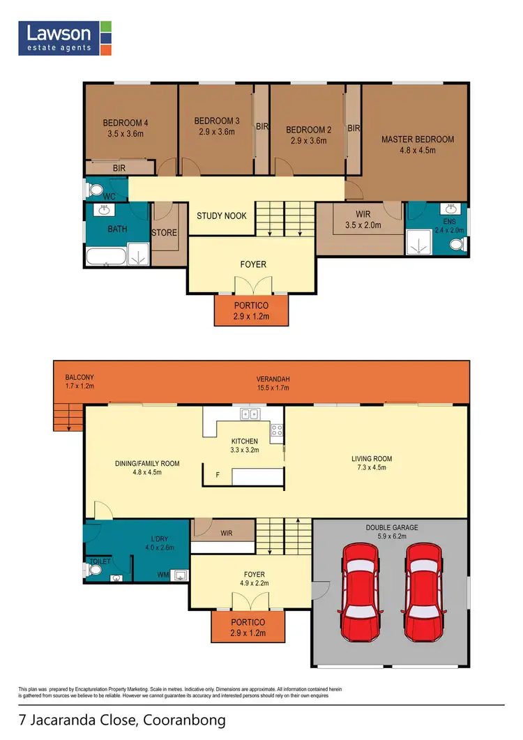 Floorplan of Homely house listing, 7 Jacaranda Close, Cooranbong NSW 2265