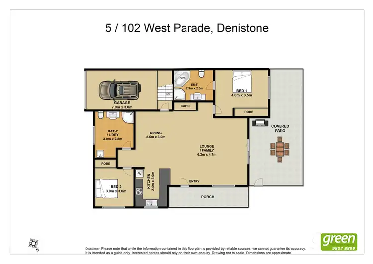 Floorplan of Homely house listing, 5/102 West Parade, Denistone NSW 2114